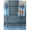 Image 1 : 4 Tier Metal Utility Shelf 36Lx14Dx55H