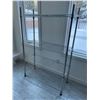 Image 2 : 4 Tier Metal Utility Shelf 36Lx14Dx55H