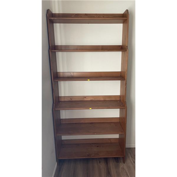 6 Shelf Bookshelf  37Lx14Dx78H