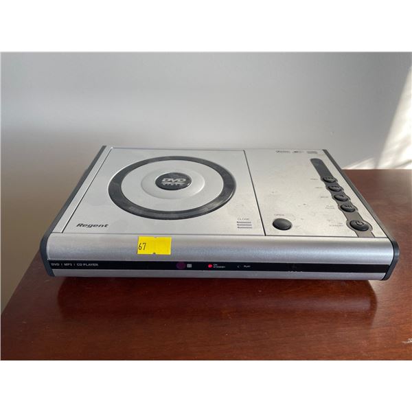 Regent DVD Video Player Model # DVD-1000