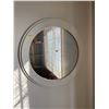Image 3 : White Decorative Circular Mirror 27Lx24H