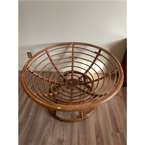Wicker Circular Chair 46Lx46Wx25H