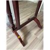 Image 3 : Antique Solid Wood Full Length Stand Mirror on Sway Bar Adjustable 23L x 20D x 66H