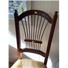 Image 2 : Wooden & Wicker Decorative Chair 20Lx18Dx41H