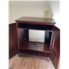 Image 5 : Solid Wood 2 Door Entertainment Cabinet With 2 Shelves & Open Back For Cords 43.5Lx23Dx51H