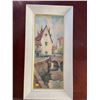 Image 1 : Wall Art A3667 Town Theme In Decorative Frame 12Lx23.5H