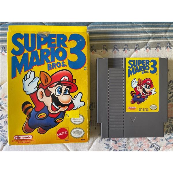 Nintendo Super Mario Bros. 3 In Original Box