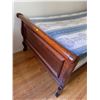 Image 4 : Solid Wood Hand Crafted Single Sleigh Bed With Med Pro Lift Assist 40.5Lx83Dx47H