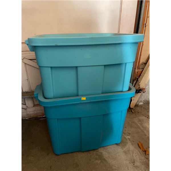 Rubbermaid Storage Bins With Lids - Mystery Contents Included