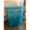 Image 1 : Rubbermaid Storage Bins With Lids - Mystery Contents Included