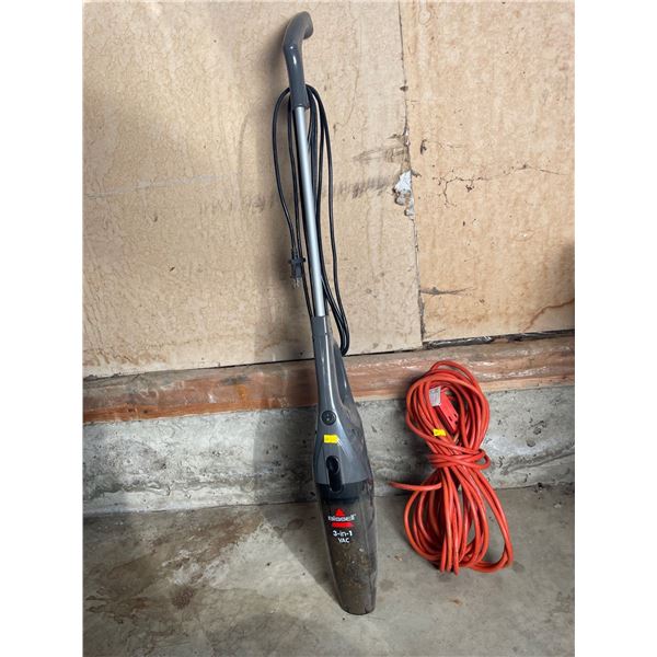 Bissell 3-in-1 Vacuum With Extension Cord - Tested & Works