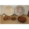 Image 1 : LOT DE 5 ITEMS EN BOIS VARIÉS
