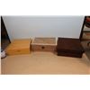 Image 1 : ENS. DE 3 BOÎTES DÉCORATIVES