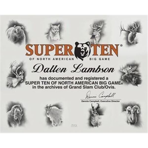 GRAND SLAM CLUB / OVIS SUPER TEN PRINTS