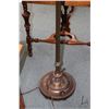 Image 2 : Depression era floor standing torche lamp with glass shade
