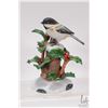 Image 8 : Three Franklin Mint "Birds by Peter Barrett" including two Black Capped Chickadee and an American Go