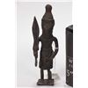 Image 2 : Antiqu West African Benin Ife figure, bronze warrior, 7 1/2" in height