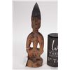 Image 2 : Antique hand carved cam wood Ibeji figure made in African by the Yoruba people, 10 1/4" in height