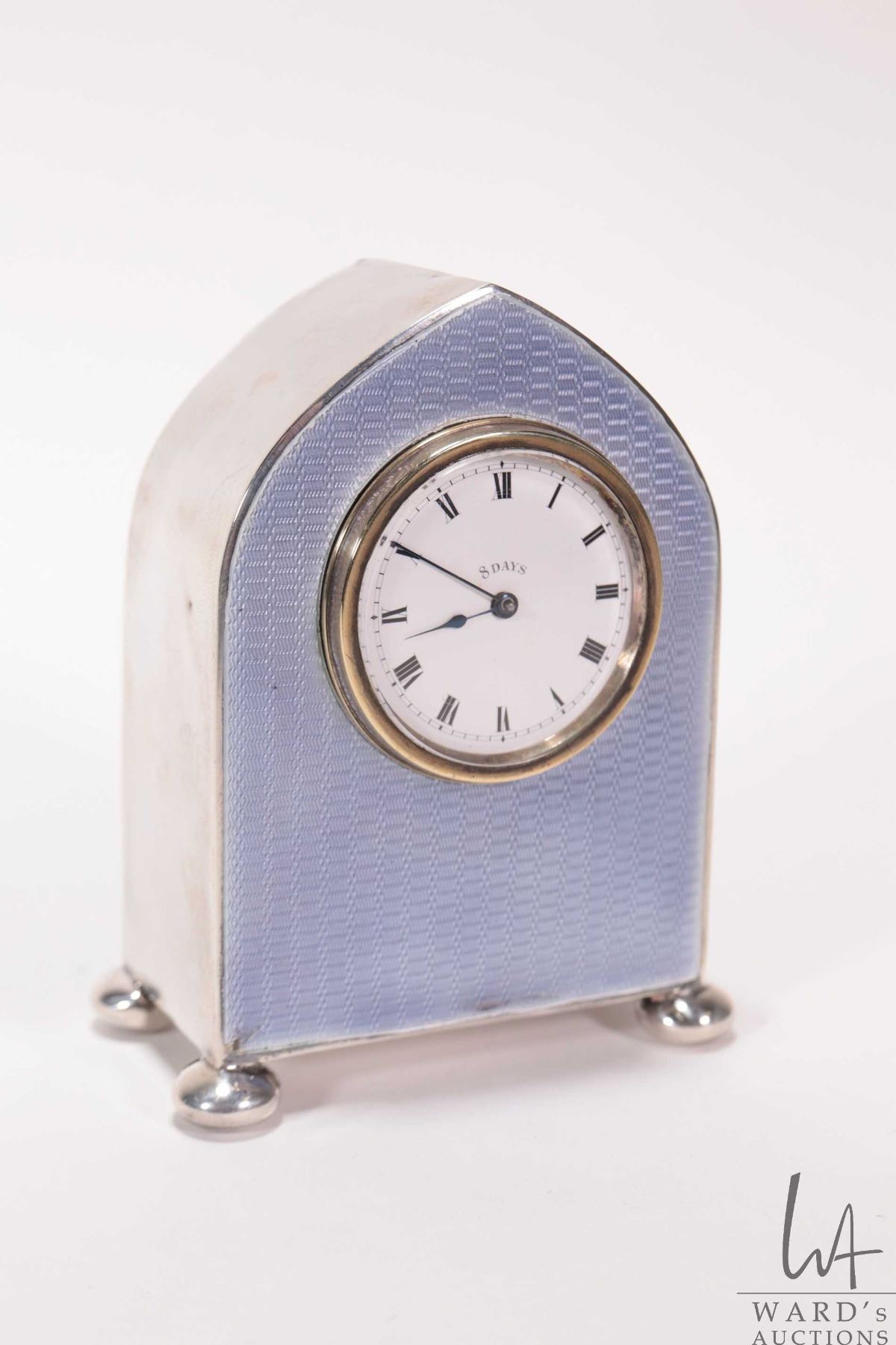 Antique 8 day desk clock with