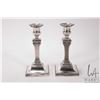 Image 1 : Pair of antique Harrison Bros. & Howson, Sheffield sterling silver candlesticks, circa 1894, 7" in h