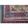 Image 2 : 100% hand made Iranian wool carpet Artist signed "Tabriz" with center medallion, red background and