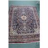 Image 1 : 100% hand made Iranian wool carpet artist signed "Mashad" with center medallion, multiple borders, n