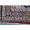 Image 2 : 100% hand made Iranian wool carpet artist signed "Mashad" with center medallion, multiple borders, n