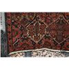 Image 2 : 100% hand made Iranian wool carpet "Bakhtyar" with overall geometric pattern and highlights of cream
