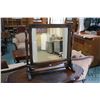 Image 1 : Antique dresser top tilting mirror, overall dimensions 23" in height X 24" wide. NOTE: This Lot Is N