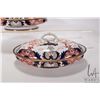 Image 2 : Two Royal Crown Derby Kings pattern 563 lidded serving dishes, both dated 1904, note: one with fine 