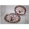 Image 1 : Two Royal Crown Derby Kings pattern oval platters including 18 3/4" and 14 3/4", dated 1904. NOTE: T