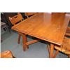 Image 2 : Imperial Loyalist dining set including draw leaf table 26" X 48" plus two 12" leaves and six chairs 