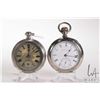 Image 1 : Two antique non-working pocket watches including one in 900 Fine silver case