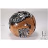 Image 2 : Large turned burl wood decorative piece 12" in diameter