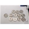 Image 2 : Eleven American fifty cent pieces ranging from 1971-1976, 1971 British Columbia Canadian dollar and 