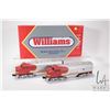 Image 1 : Boxed Williams O scale Santa Fe diesel locomotive including F7-120 powered unit no. 20 and a F7-120 