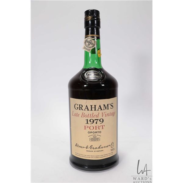 Bottle of Graham's Late Bottled Vintage 1979 Port/ 100 cl    Shipping note: Alcohol can not be insur