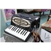 Image 2 : Italian made Kentone small sized accordion with hard case