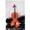 Image 2 : Violin with interior label marked "Karl Nurmberger, Bohemia" 18" with bow and fitted hard case
