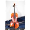 Image 2 : Violin marked " Copy of Stradivarus" Made in German 23 1/4", includes bow and fitted hard case