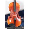 Image 3 : Violin marked " Copy of Stradivarus" Made in German 23 1/4", includes bow and fitted hard case