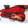 Image 2 : Two miniature cased violins and a Swiss metronome, note: no front cover catch and a boxed Horner Poc