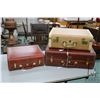 Image 1 : Three vintage suitcases including large and small Samsonite hard cases, styles 4951 and 1916 plus a 