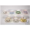 Image 1 : Seven china cups and saucers including Foley, Minton, Wellington etc.