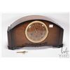 Image 1 : Mid 20th century Seth Thomas chiming mantle clock in walnut case, working at time of catalolguing, i