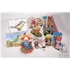 Image 1 : Selection of modern key wind collectible mechanical toys including Merry-go-round, Ferris wheel, ele