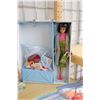 Image 3 : Two vintage Barbie dolls including 1969 Skipper doll with branded clothing and Barbie doll case and 