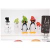 Image 2 : Tray of art glass including snail, snowmen, fruit, glass baubles etc. some artist signed