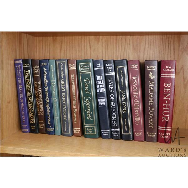 Fourteen hard cover volumes of Reader's Digest  World's Best Reading  including Great Expectations, 