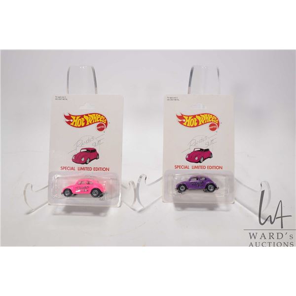 Two Special Limited Edition Hot Wheels Beetles by "Randys Stuff"